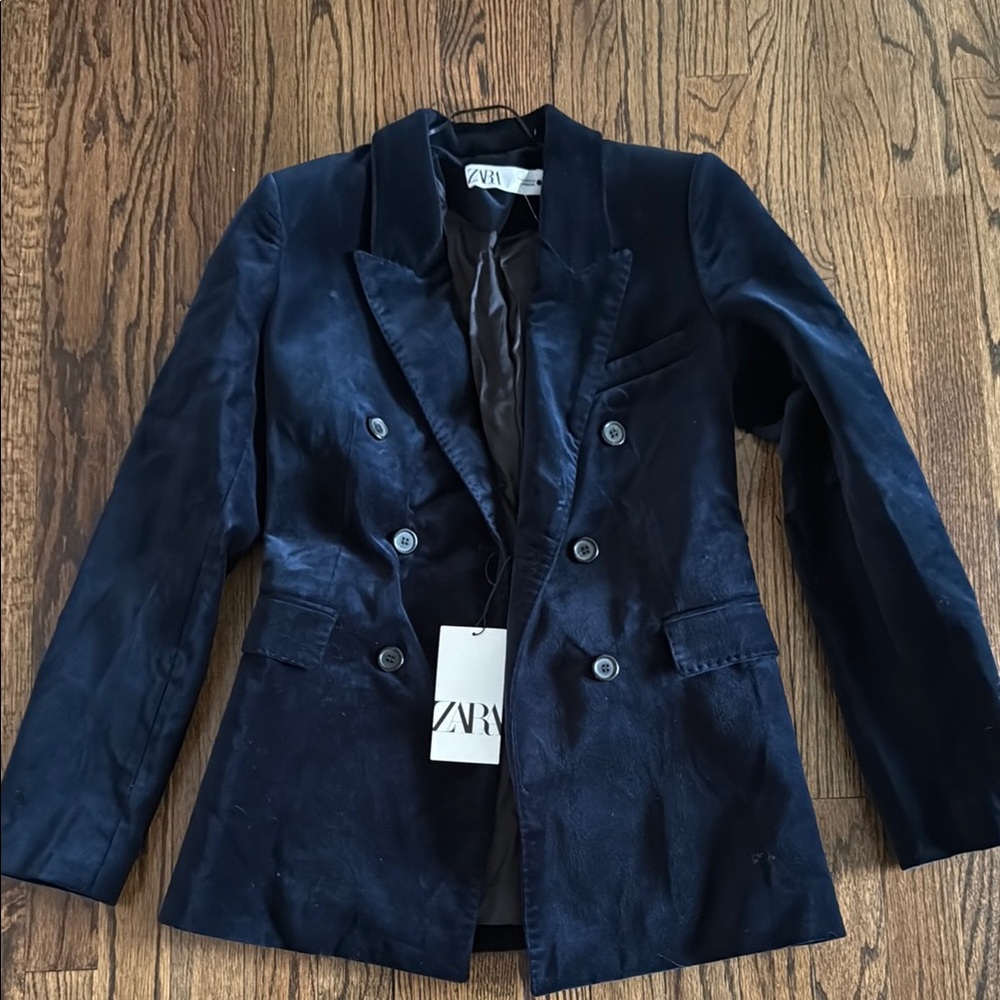 Zara Women's Navy Blazer